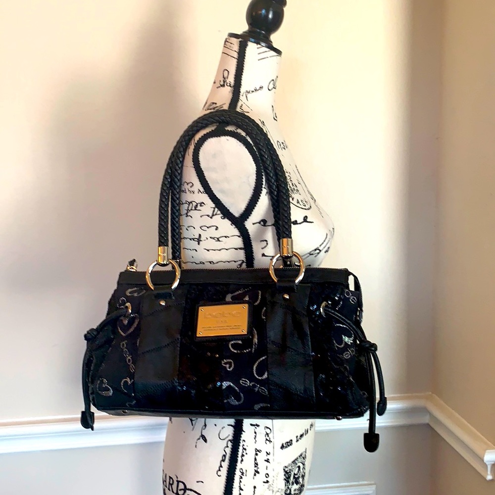🖤 BEBE Black Satchel Purse Bag🖤